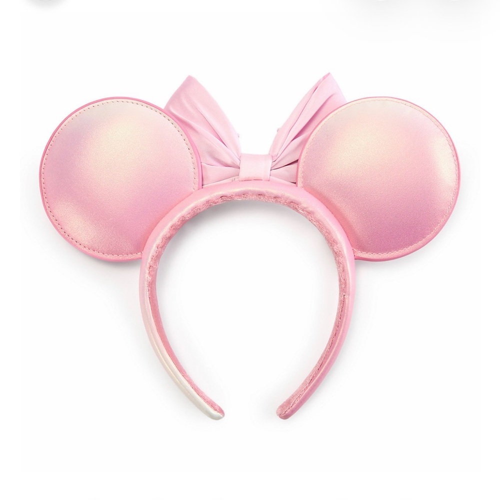 Minnie Mouse Pearled Ears- Rose Pearl (NWT) - Picture 2 of 5